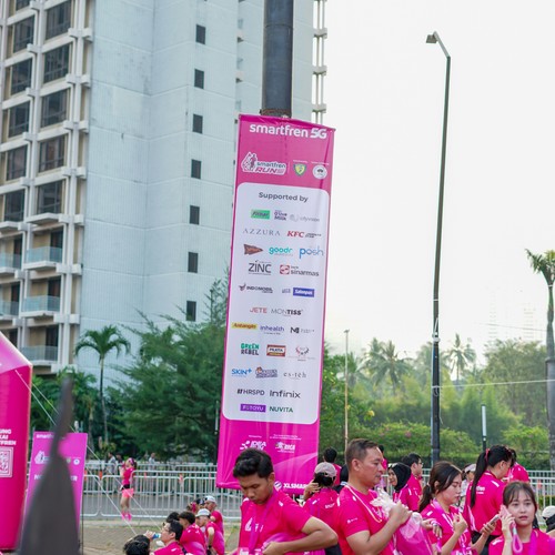 Race photo from SMARTFREN RUN 2026