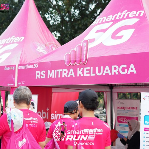 Race photo from SMARTFREN RUN 2026