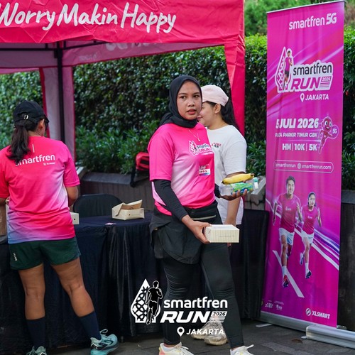 Race photo from SMARTFREN RUN 2026 VIBES