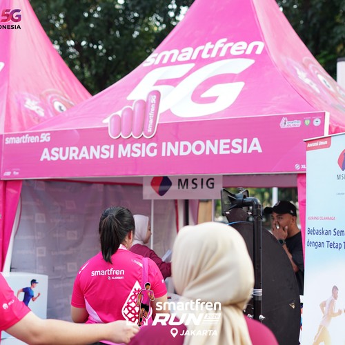 Race photo from SMARTFREN RUN 2026