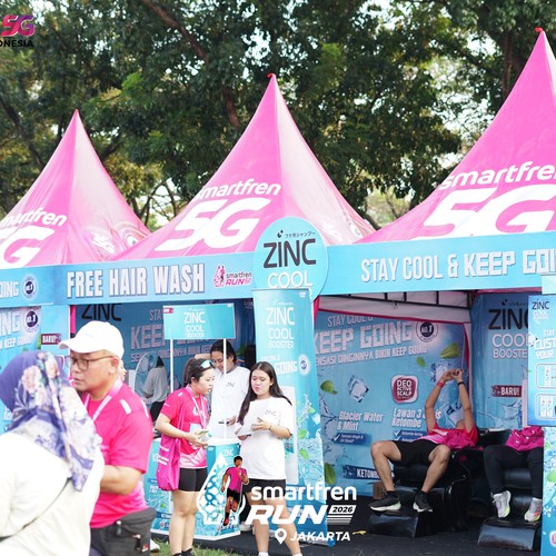 Race photo from SMARTFREN RUN 2026