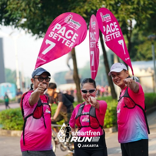 Race photo from SMARTFREN RUN 2026 VIBES