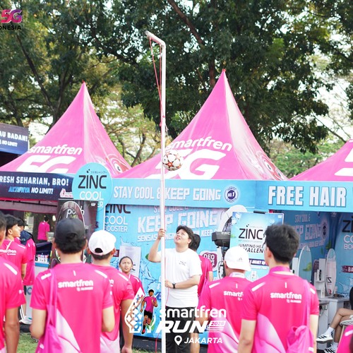 Race photo from SMARTFREN RUN 2026