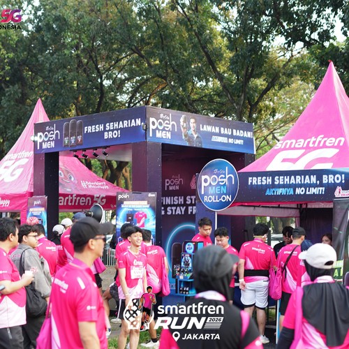 Race photo from SMARTFREN RUN 2026