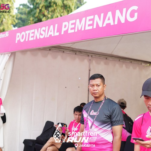 Race photo from SMARTFREN RUN 2026