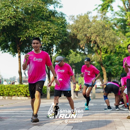 Race photo from SMARTFREN RUN 2026 VIBES