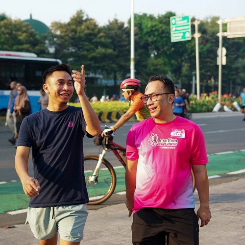 Race photo from SMARTFREN RUN 2026 VIBES