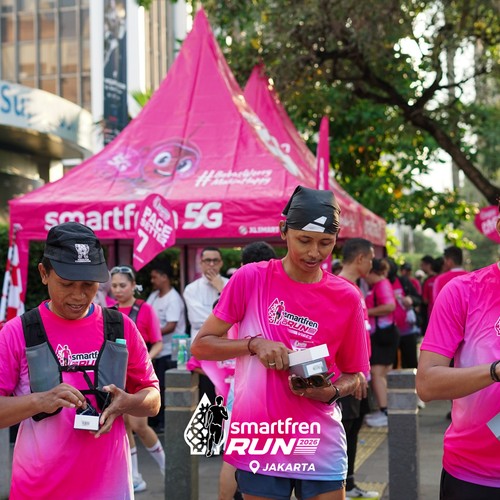 Race photo from SMARTFREN RUN 2026 VIBES