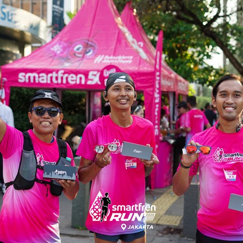 Race photo from SMARTFREN RUN 2026 VIBES