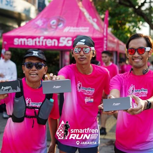 Race photo from SMARTFREN RUN 2026 VIBES