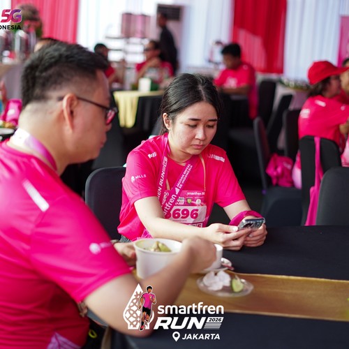 Race photo from SMARTFREN RUN 2026