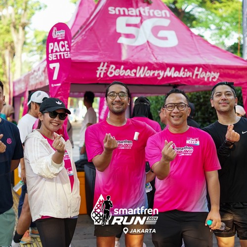 Race photo from SMARTFREN RUN 2026 VIBES