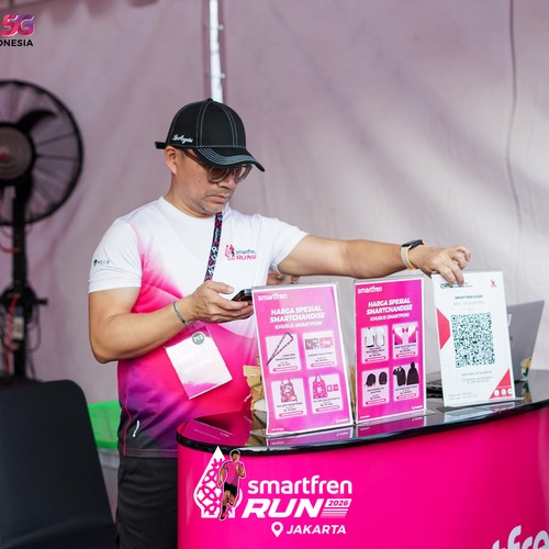 Race photo from SMARTFREN RUN 2026