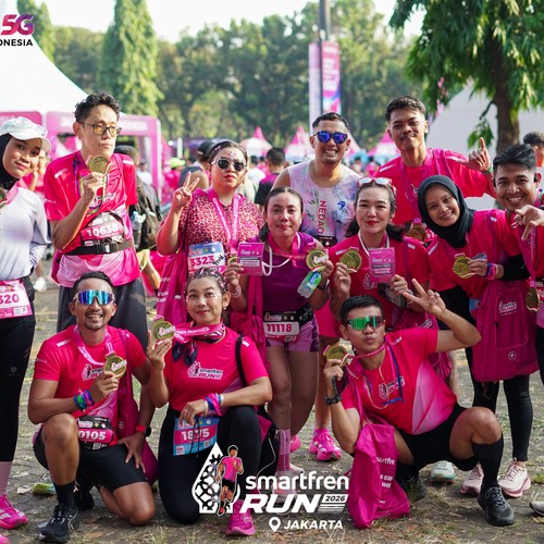 Race photo from SMARTFREN RUN 2026