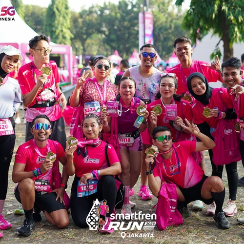 Race photo from SMARTFREN RUN 2026