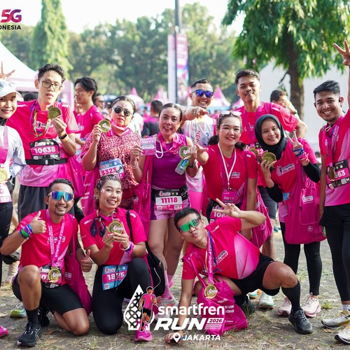 Race photo from SMARTFREN RUN 2026