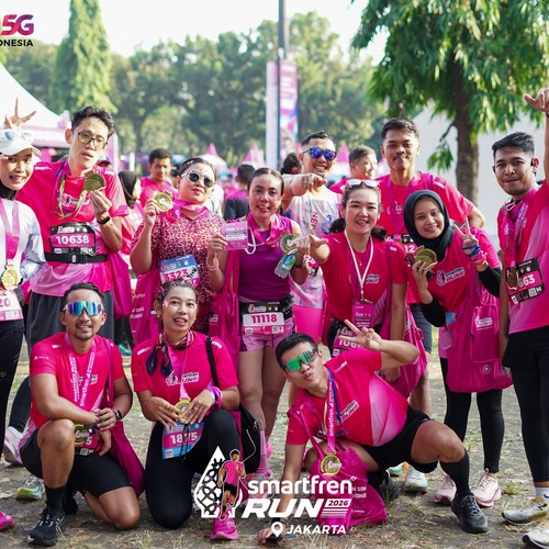 Race photo from SMARTFREN RUN 2026