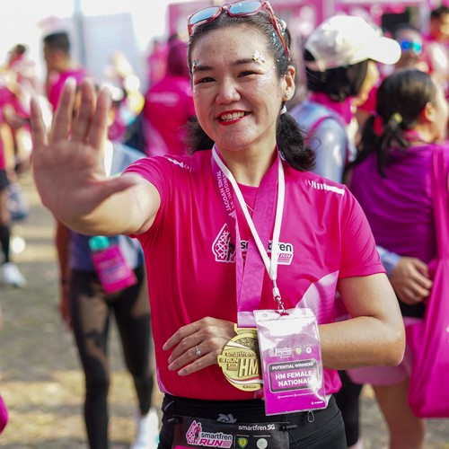 Race photo from SMARTFREN RUN 2026