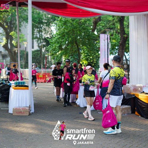 Race photo from SMARTFREN RUN 2026