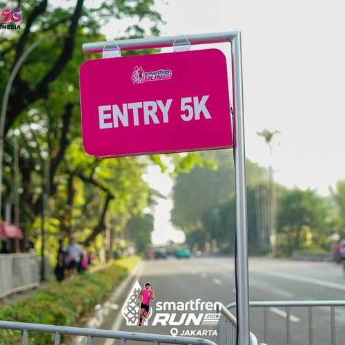 Race photo from SMARTFREN RUN 2026