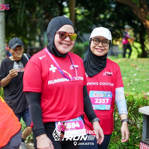 Race photo from SMARTFREN RUN 2026