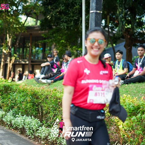 Race photo from SMARTFREN RUN 2026
