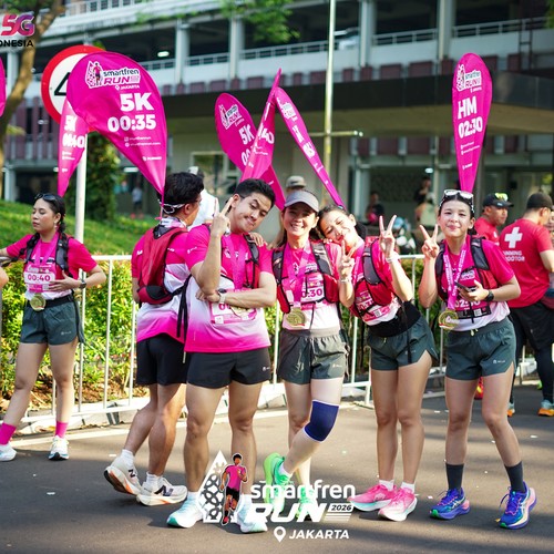 Race photo from SMARTFREN RUN 2026