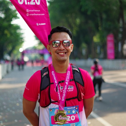Race photo from SMARTFREN RUN 2026