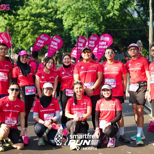 Race photo from SMARTFREN RUN 2026