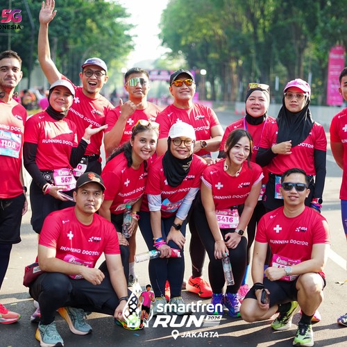 Race photo from SMARTFREN RUN 2026