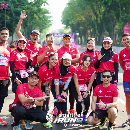 Race photo from SMARTFREN RUN 2026
