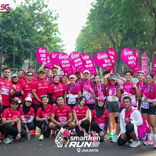Race photo from SMARTFREN RUN 2026
