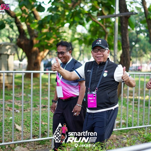 Race photo from SMARTFREN RUN 2026