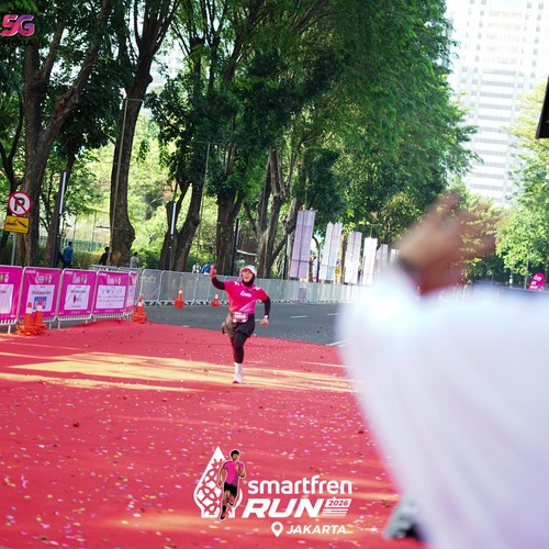 Race photo from SMARTFREN RUN 2026