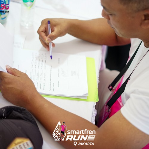 Race photo from SMARTFREN RUN 2026