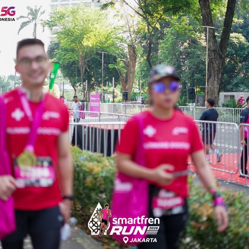 Race photo from SMARTFREN RUN 2026