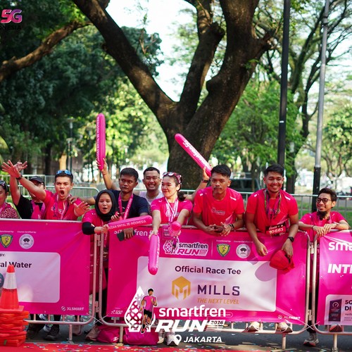 Race photo from SMARTFREN RUN 2026