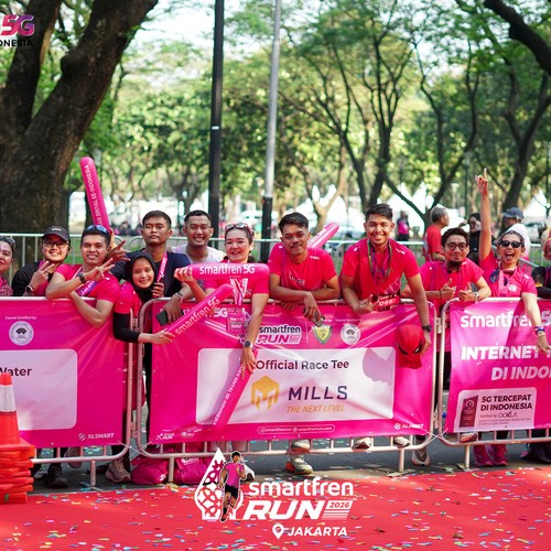 Race photo from SMARTFREN RUN 2026
