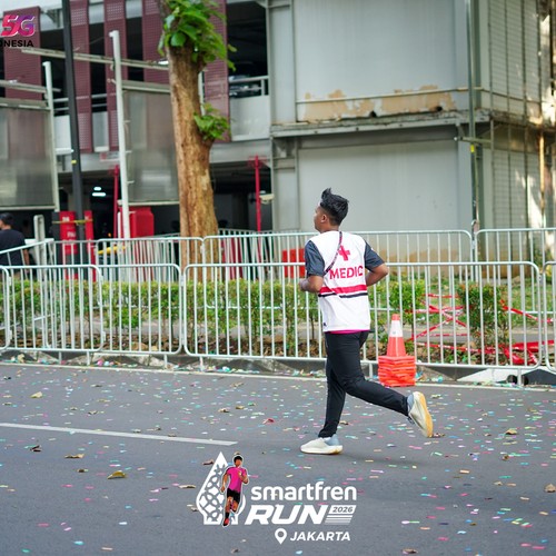 Race photo from SMARTFREN RUN 2026