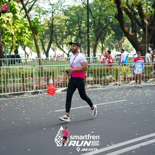 Race photo from SMARTFREN RUN 2026