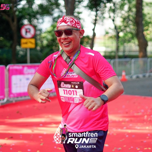 Race photo from SMARTFREN RUN 2026