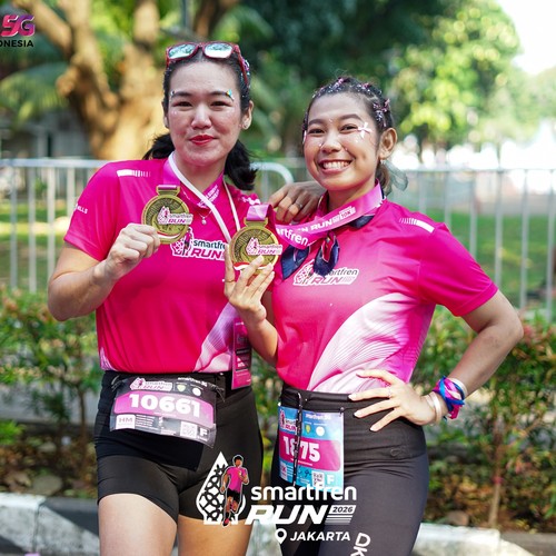Race photo from SMARTFREN RUN 2026