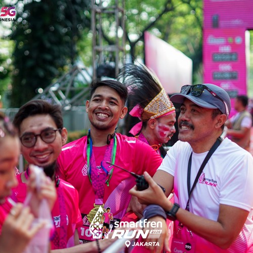 Race photo from SMARTFREN RUN 2026