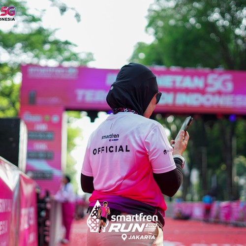 Race photo from SMARTFREN RUN 2026