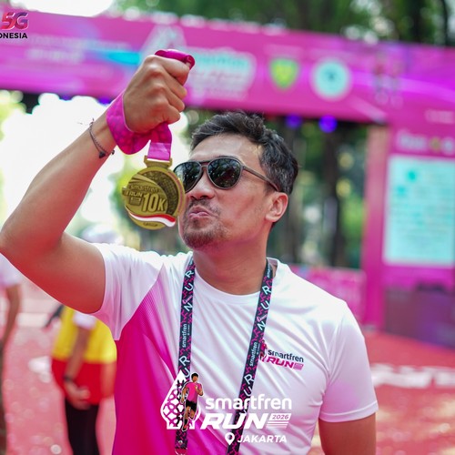 Race photo from SMARTFREN RUN 2026