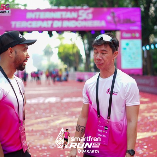 Race photo from SMARTFREN RUN 2026