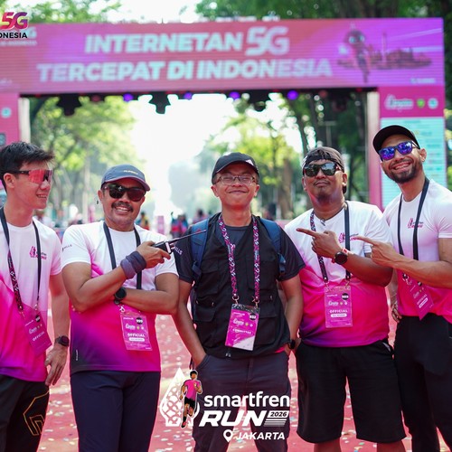 Race photo from SMARTFREN RUN 2026