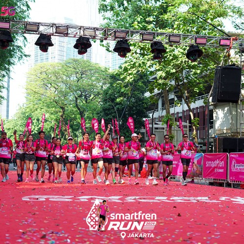 Race photo from SMARTFREN RUN 2026