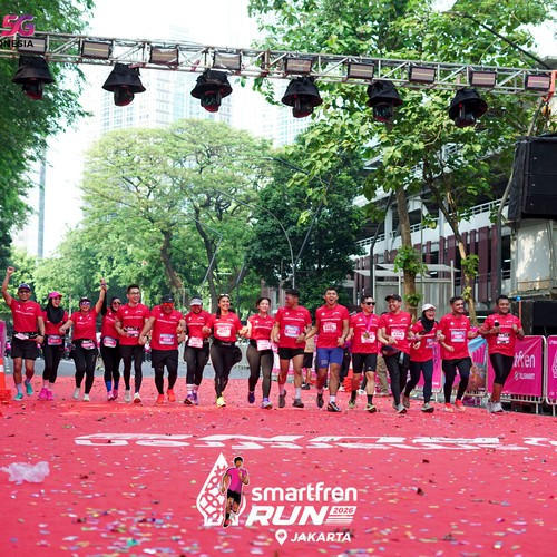 Race photo from SMARTFREN RUN 2026