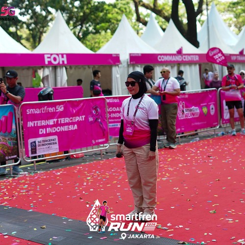 Race photo from SMARTFREN RUN 2026